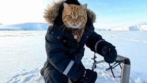 Влог рыжего кота из Антарктиды