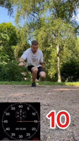 Fast SHRIMP SQUATS in 30 seconds Can you beat it? #calisthenics #sports #shorts