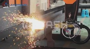 Промышленный лазерный комплекс обработки двутавровой балки и листа LEMASH