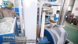 Линия по переработки печатных плат производительностью 100-1000кг/ч.