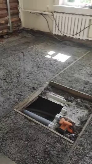 🚧 Залили ПОЛ из #пенополистиролбетон - быстро и эффективно!12 часов и Теплый ПОЛ готов!