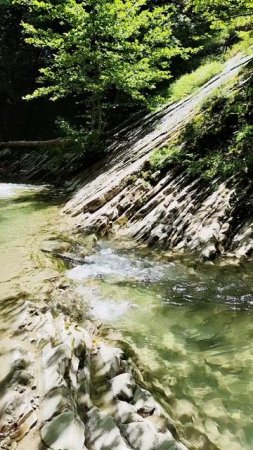 Река Тхаб и Плесецкие водопады #природа #поход #краснодарскийкрай