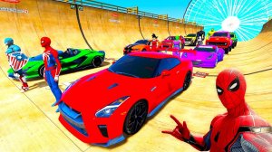 Мультики про машинки - Супер гонки на машинах, мультики про супергероев - мультики для мальчиков.