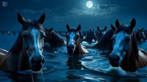 Видеоклип _ Нейросеть _ Лошади умеют плавать