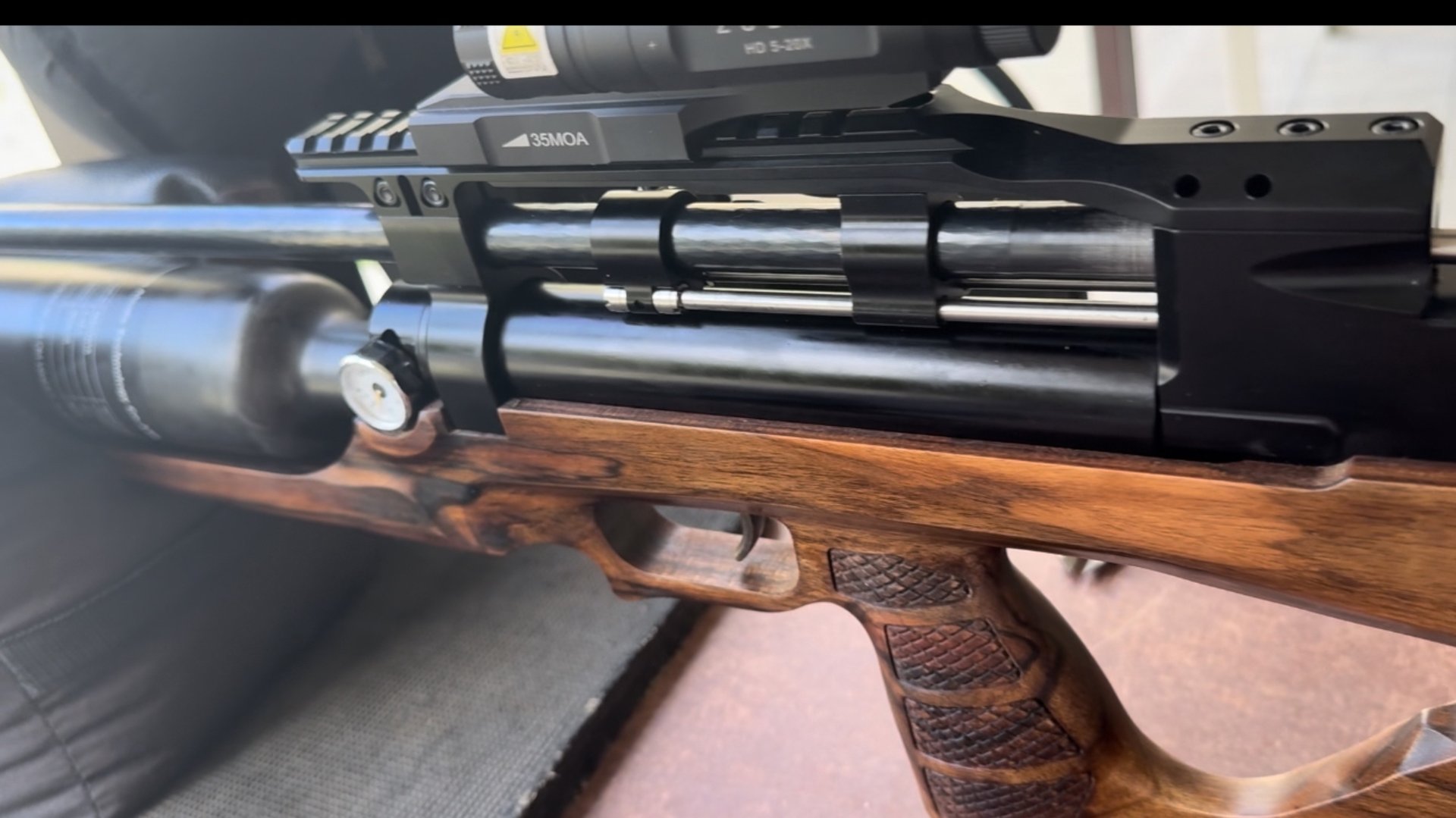 Егерь буллпап 590АР колба композит съёмный модер