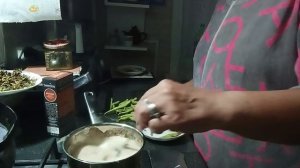 Первый урожай фасоли стручковой.