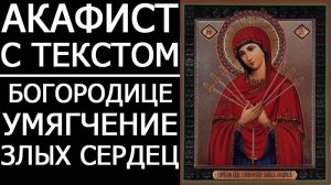 АКАФИСТ УМЯГЧЕНИЕ ЗЛЫХ СЕРДЕЦ