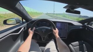 Tesla Model S Long Range Plus 2020 г.в. POV TEST DRIVE