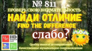 "Найди отличие" / "Spot the Difference" _ выпуск № 811