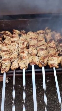Плов на костре/Муж готовит