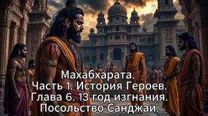 33. Махабхарата. Часть 1. История Героев. Глава 6. 13 год изгнания. Посольство Санджаи.