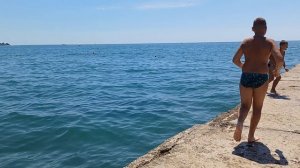 Крым Судак 24.07.25. ПЛЯЖИ СУДАКА СЕГОДНЯ.