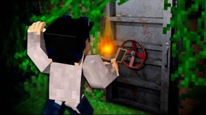 НАШЕЛ ДВЕРЬ БУНКЕРА НА НЕОБИТАЕМОМ ОСТРОВЕ. ДЕНЬ 5- ЗОМБИ АПОКАЛИПСИС В МАЙНКРАФТ