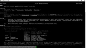 204 - The xfsinfo command
