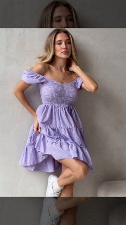 Летнее хлопковое платье