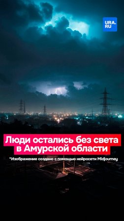 Более 80 тысяч человек остались без света в Амурской области