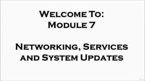 140 - Welcome to Module 7