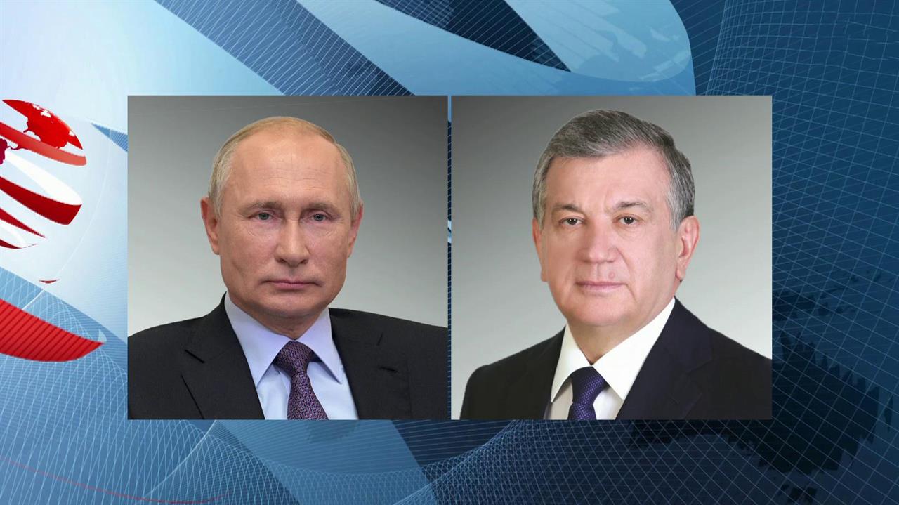 Владимир Путин поздравил с днем рождения президента Узбекистана Шавката Мирзиеева
