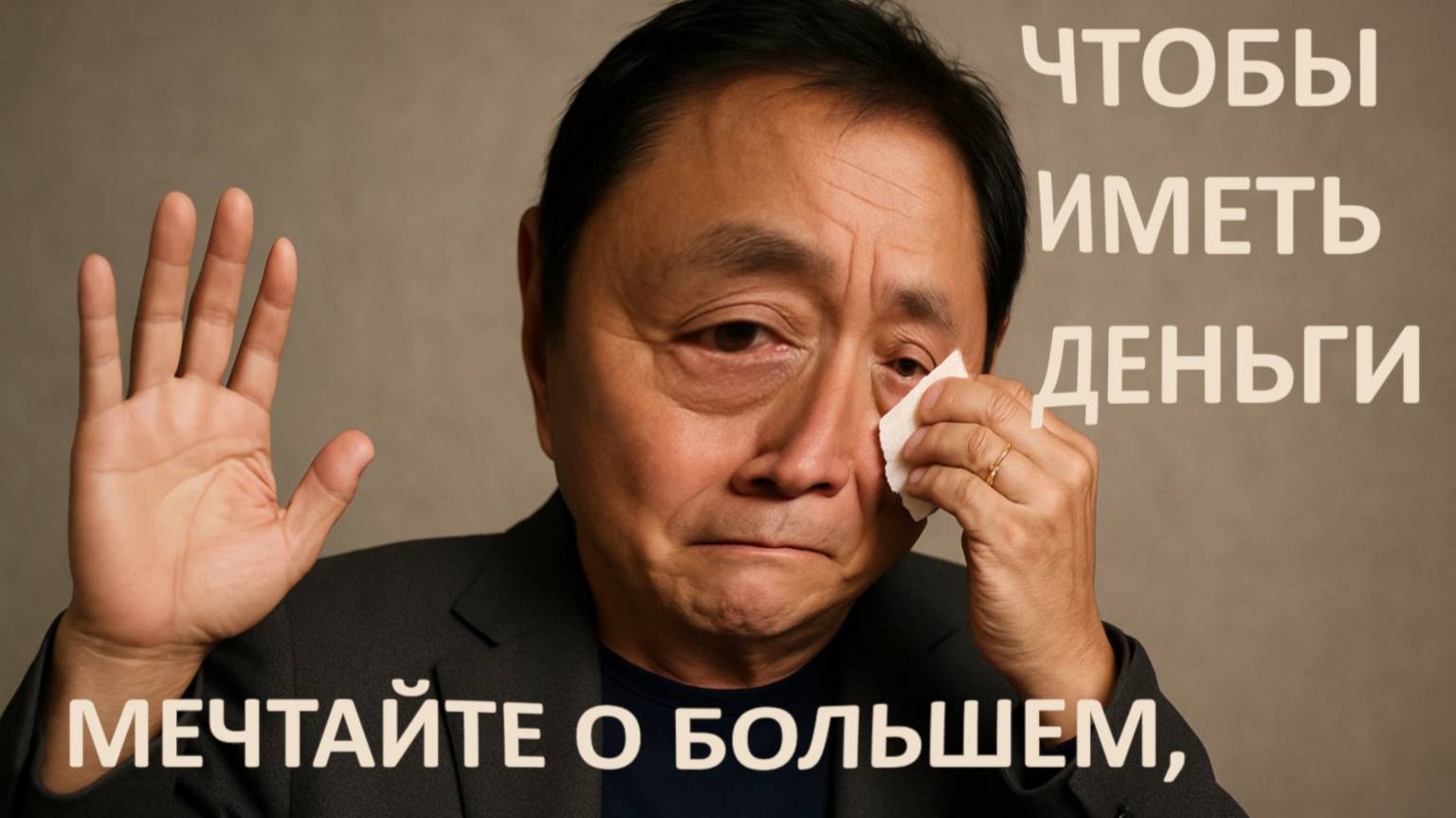 Кийосаки прощается... Мечтайте о большем, чем просто деньги