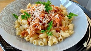 Макароны с соусом "болоньезе" или Макароны по - флотски  Это просто