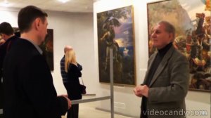 РЫБНИКОВ Ю.С. 24.02.2013 в музее Константина Васильева г.Москва.