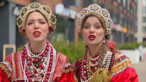 Ансамбль "Московский Переполох" - "Коробейники", Мария Семьянова, Дарья Лобачевская