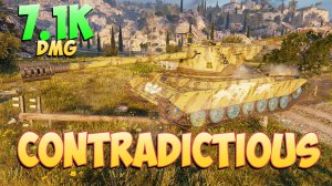 Contradictious • Поддержка команды! - 7 Фрагов 7.1K Урона • Мир Танков