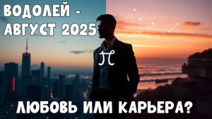 ВОДОЛЕЙ — Гороскоп на АВГУСТ 2025 💖 Любовь VS Карьера! Всё на грани перемен!