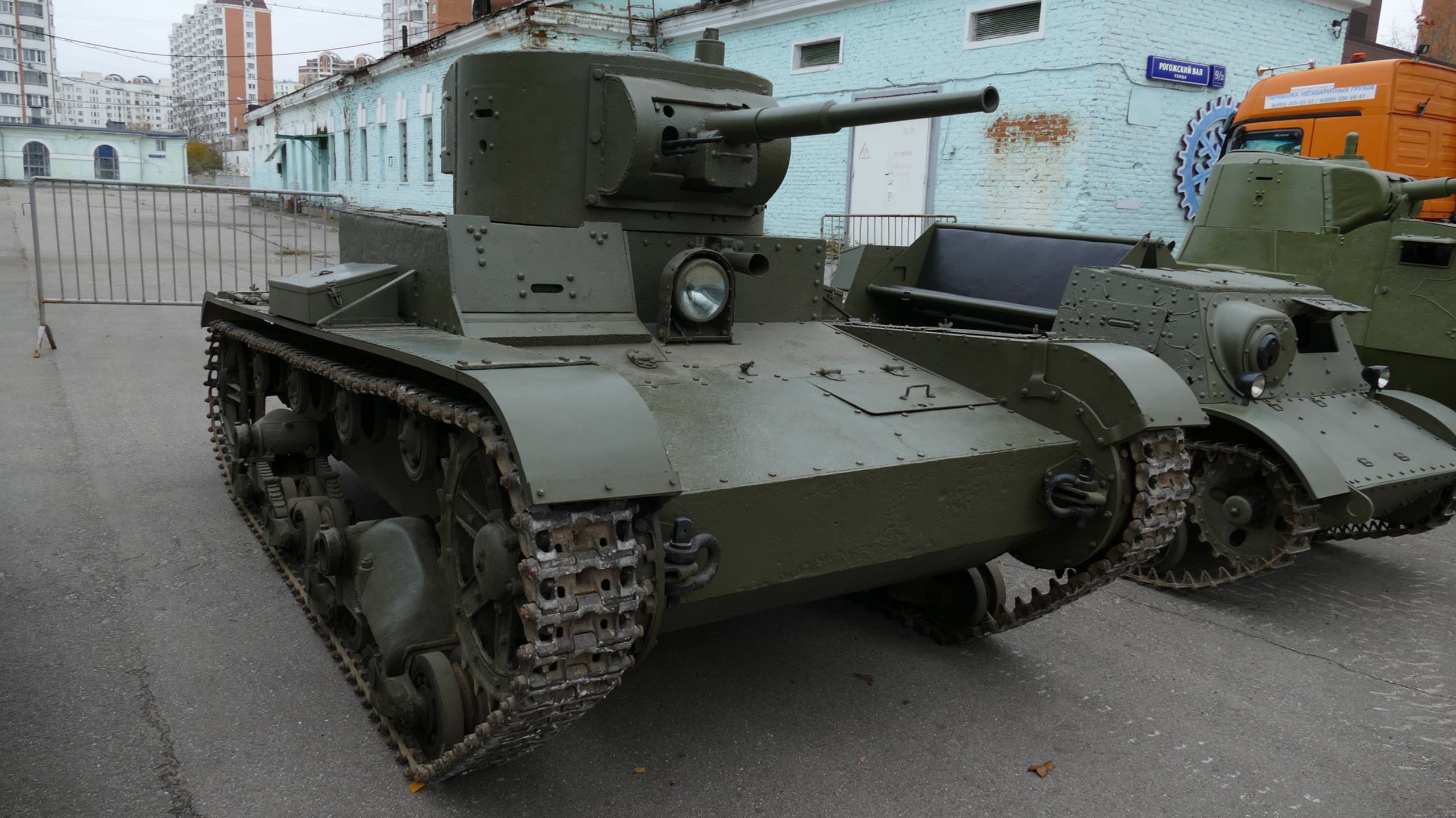 Легкий танк Т-26 из коллекции военно-исторического клуба "Капонир", ноябрь 2023 смотреть онлайн