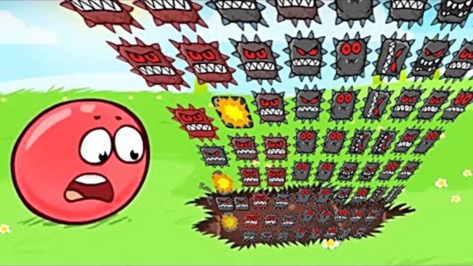Новый МУЛЬТИК про КРАСНОГО ШАРИКА и ЗЛОГО КВАДРАТА-БОССА! 🔴🟥