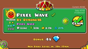 PIXEL WAVE - Пиксельный шедевр GD|Geometry dash