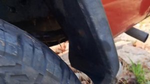 Вымыл раму Nissan  Terrano изнутри