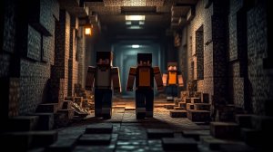 Неприятный случай в шахте Майнкрафт