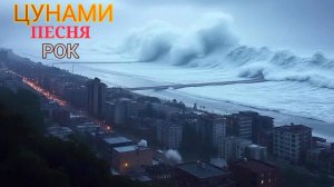 СМЕРТОНОСНЫЙ ЦУНАМИ. Убойная песня с рок – музыкой, хард-рок, music. Жуткая стихия природы.