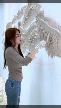СТЕНА В 3D ФОРМАТЕ ! Необычный подход .