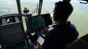 Учебные полеты летчиков Росгвардии в Хабаровском крае