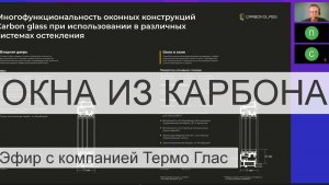 ОКНА ИЗ КАРБОНА . Запись эфира с компанией Термо Глас