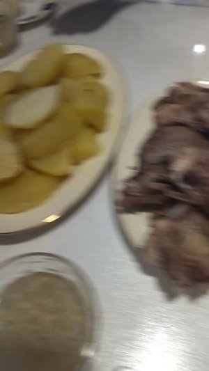 мясо картошка мукбанг