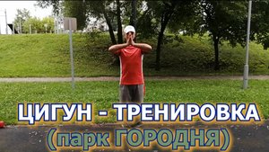 Цигун тренировка в парке Городня. Тренер Андрей Тоцкий