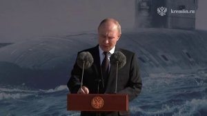 Новейший атомный подводный ракетный крейсер Князь Пожарский (проекта Борей-А) принят в соста...