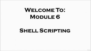 123 - Welcome to Module 6