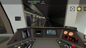 Поездка на ШТАДЛЕР М110 по Зеленолужской линии в симуляторе Минского метро