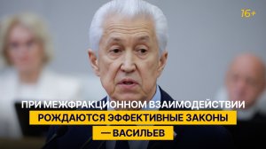 При межфракционном взаимодействии рождаются эффективные законы — Васильев
