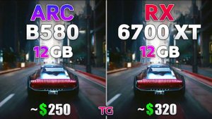 ARC B580 vs RX 6700 XT - Test in 10 Games