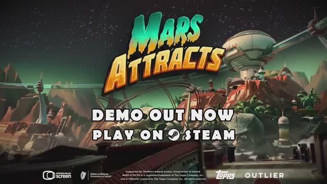 Mars Attracts - трейлер смотреть онлайн