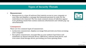 271 - Types of Security Threats