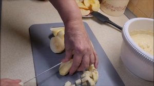 Яблочный пирог с маскарпоне