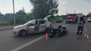 (Рыбинск-40) ДТП С МОТОЦИКЛИСТАМИ