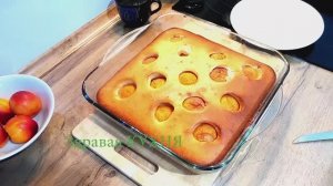 Простой ПИРОГ с нектаринами и персиками.