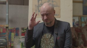 В мастерской художника Романа Кузьмина